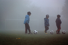 Fußballschulen bei Wind und Wetter