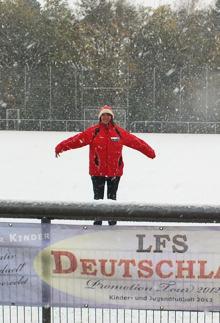 Fußballschulen auch im Schnee